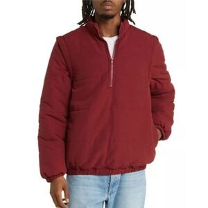 BP Nordstrom NEW mens 2XL dark red coat